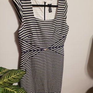 New Ann Taylor Striped Dress Size 16
